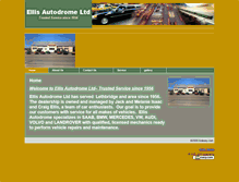 Tablet Screenshot of ellisautodrome.com
